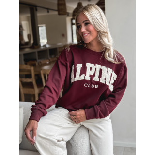 Pull "Alpine" - Bordeaux