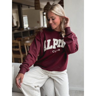 Pull "Alpine" - Bordeaux