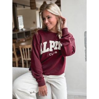 Pull "Alpine" - Bordeaux
