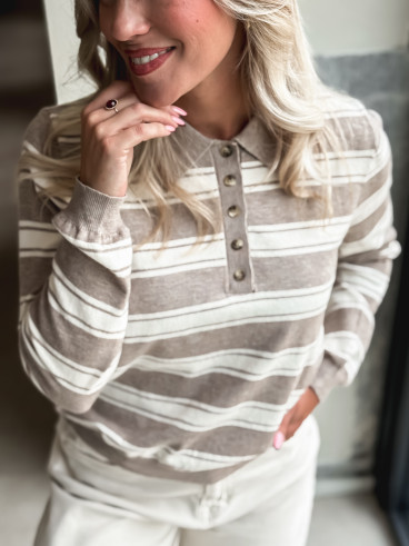 Pull Vanya - Taupe