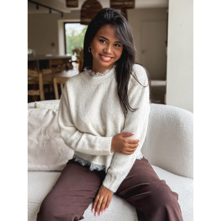 Pull Véllana - Beige clair