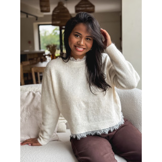 Pull Véllana - Beige clair