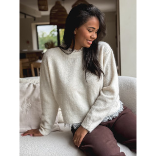 Pull Véllana - Beige clair