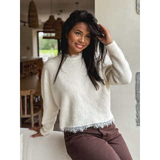 Pull Véllana - Beige clair