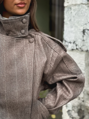 Veste à motifs Aralyn - Taupe