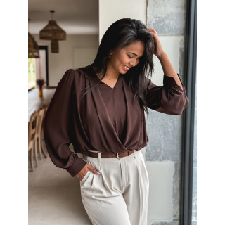 Blouse Miley - Chocolat