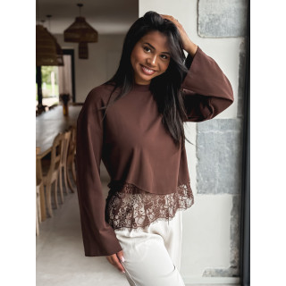 Blouse Lucy - Chocolat