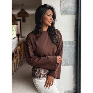 Blouse Lucy - Chocolat