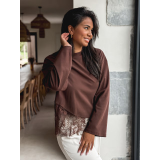 Blouse Lucy - Chocolat