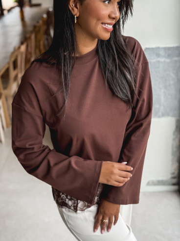 Blouse Lucy - Chocolat