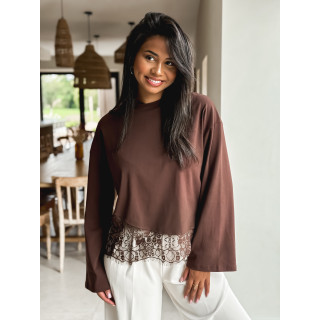 Blouse Lucy - Chocolat