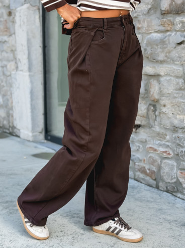 Jeans Jennah - Chocolat Jeans Jennah - Chocolat