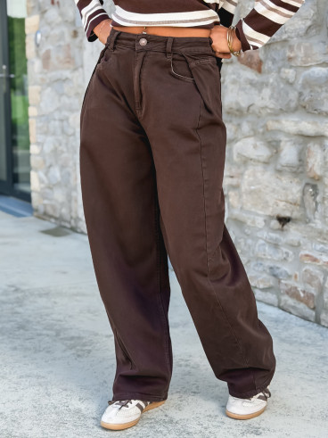 Jeans Jennah - Chocolat Jeans Jennah - Chocolat