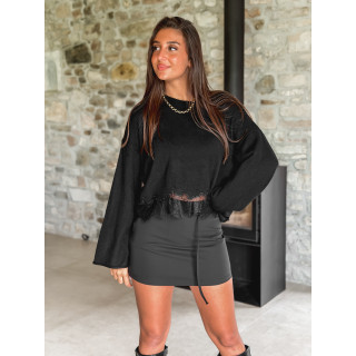 Jupe courte Orlia - Noir