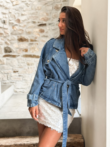 Veste en jeans Janaé - Bleu
