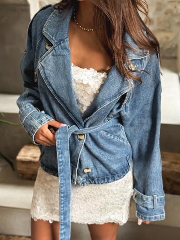 Veste en jeans Janaé - Bleu