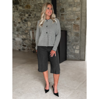 Gilet ligné Iléana - Gris