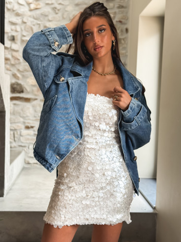 Veste en jeans Janaé - Bleu