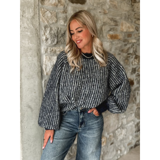 Pull ligné Elézia - Bleu