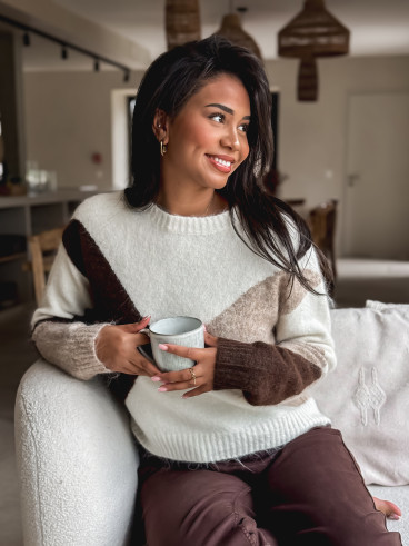 Pull Chanice - Ecru/Beige