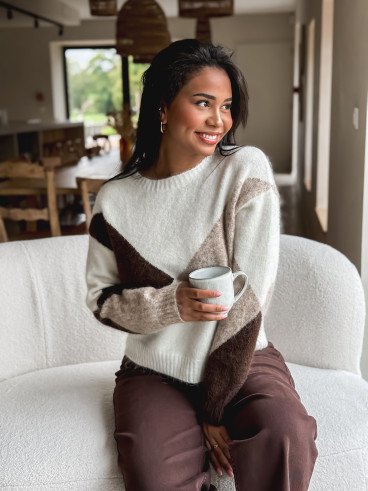 Pull Chanice - Ecru/Beige