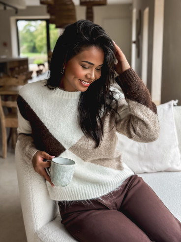 Pull Chanice - Ecru/Beige