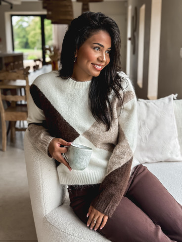 Pull Chanice - Ecru/Beige