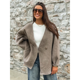 Manteau Alanaé - Taupe