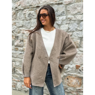 Manteau Alanaé - Taupe
