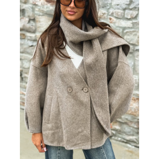 Manteau Alanaé - Taupe