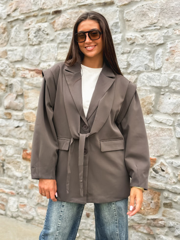 Blazer Taisha - Chocolat Blazer Taisha - Chocolat