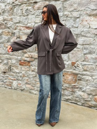 Blazer Taisha - Chocolat Blazer Taisha - Chocolat