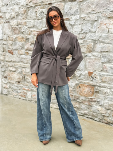Blazer Taisha - Chocolat Blazer Taisha - Chocolat