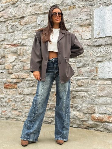 Blazer Taisha - Chocolat Blazer Taisha - Chocolat