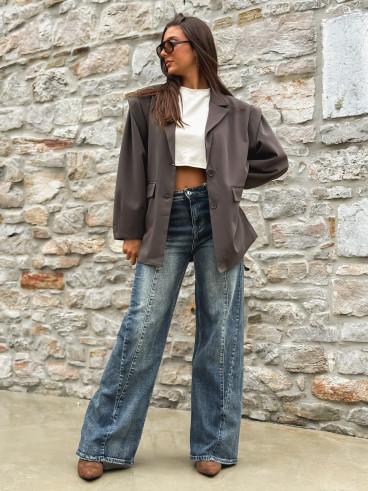 Blazer Taisha - Chocolat Blazer Taisha - Chocolat