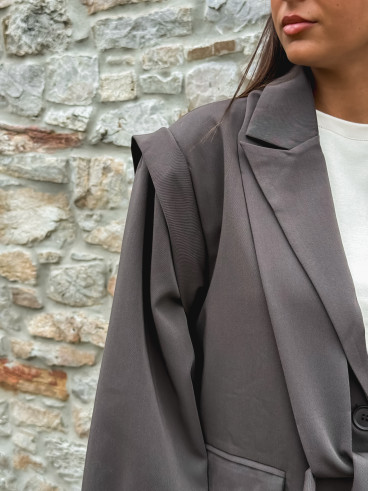 Blazer Taisha - Chocolat Blazer Taisha - Chocolat