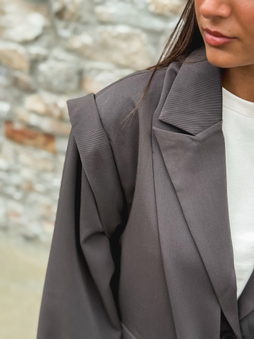 Blazer Taisha - Chocolat Blazer Taisha - Chocolat