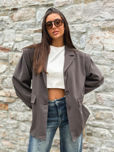 Blazer Taisha - Chocolat Blazer Taisha - Chocolat