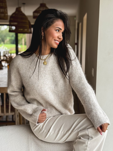 Pull Eve - Beige clair