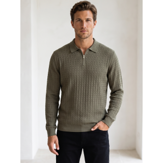 Pull Léonard - Kaki