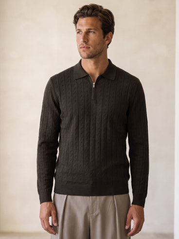 Pull Charles - Chocolat
