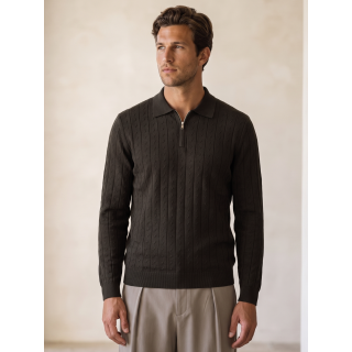 Pull Charles - Chocolat