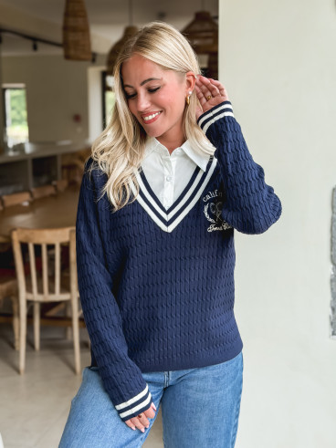Pull Amaya - Bleu marine