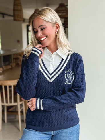Pull Amaya - Bleu marine