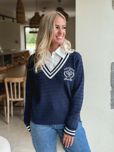 Pull Amaya - Bleu marine