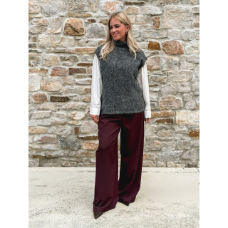 Pull sans manches Silia - Gris foncé