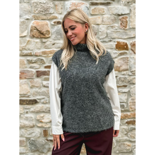 Pull sans manches Silia - Gris foncé