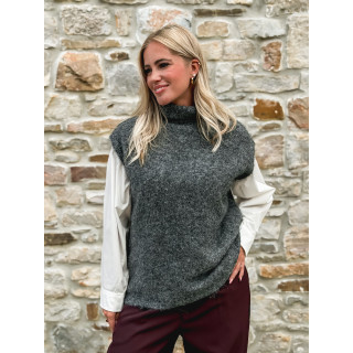 Pull sans manches Silia - Gris foncé