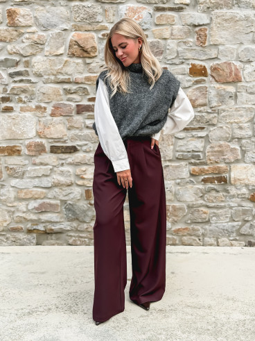 Pull sans manches Silia - Gris foncé