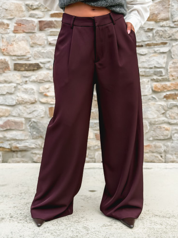 Pantalon Elowen - Bordeaux